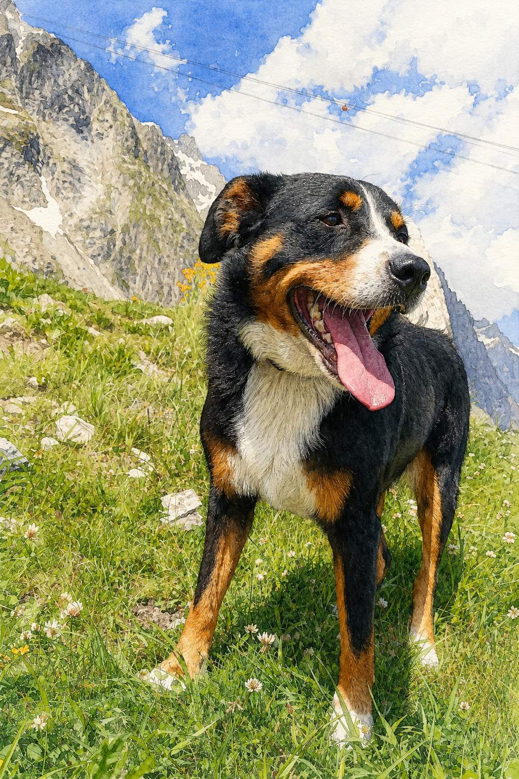 Benji am Strand – als Hund ist er fester Bestandteil der Crew von PRANIS