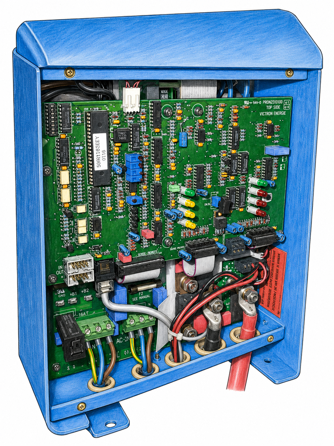 Elektrischer Transformator und Stromversorgungsausrüstung an Bord von PRANIS